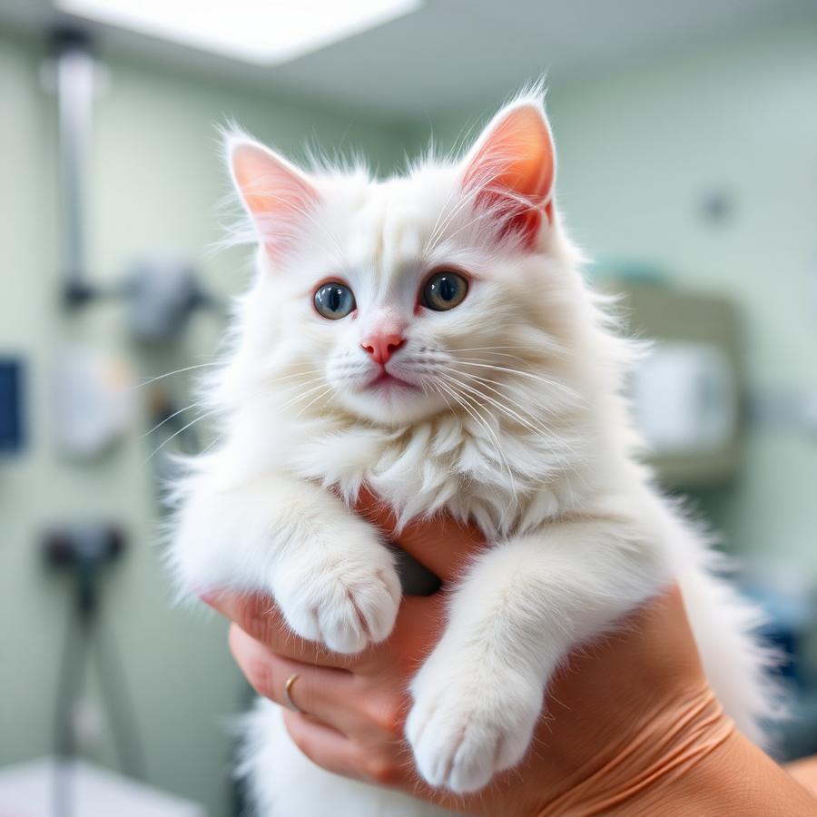 Veterinary hospital moment